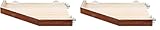 Trixie 62166 Natural Living Unterstand und Liegeplatz, 28 × 28 cm (Packung mit 2)