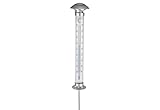 Haushalt International Solar Thermometer Solarthermometer mit LED Beleuchtung Höhe 112cm 70176