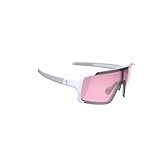 BBB Cycling Fahrradbrille Sportbrille Radsport-Sonnenbrille Herren und Damen Kleinere Passform 100% UV-Schutz Gravelbike Rennrad & MTB Chester Narrow Matt Weiß Pink BSG-73