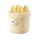 Ice Cream Molds, Freezer Trays Cartoon Cake Pop Mold, Easy Release Reusable Ice-cream Stick Moulds, 5.51 inches Silicone Molds for Fruit, Yogurt, Pudding, Treats
