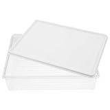 DECHOUS Transparente Stapelbare mit Sicherem Deckel Vielseitiger Kühlschrank organizer für Obst Gemüse und Snacks Praktische Frischhaltedose zur Einfachen Sichtbarkeit