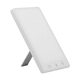 SteriMedo Lichttherapie Lampe 10.000 Lux, LED Tageslichtlampe gegen Winterblues & Müdigkeit, dimmbar, Timer, 3 Farbmodi, kompakt und energiesparend