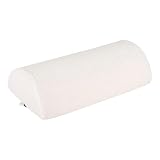 Pikolin Home - Mittelfestes, viskoelastisches Kissen für die Beine in ergonomischer Halbmondform, anpassungsfähig und atmungsaktiv, 20 x 40 cm