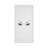 Poeticcity Silberne glitzernde Wimpern, isoliert auf weiß, schnell trocknend, weiches Gesicht, Badetuch, Küchen-Geschirrtücher, Waschlappen, saugfähige Geschirrhandtücher für Hotel, Fitnessstudio