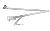 Roto Original Treppe Gestänge Knickhebel komplett Links Silber Quadro/Cadet 3 Norm