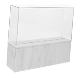 FOYTOKI 8Löcher Wimpernverlängerung Pinzette Organisator mit Löchern Staubgeschützte Display Box für Kosmetische Schönheitssalons und Make Up Anwendungen