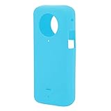 CUTULAMO Silikon-Kamera-Schutzhülle, Verstärkungsoberflächen-Design, Kratzfest, flexibel, elastisch, Kamera-Schutzhülle, stoßfest für Panoramakamera(Blau)