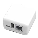 Nihcora 1PCS NP330 -Netzwerk USB 2.0 Print Server USB2.0 Mini -Druckerserver RJ45 -Verbindung 100mbit / S für Androids -Telefone EU -Stecker