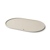 DOG Copenhagen Libra Napfmatte - rutschfeste, wasserdichte Futtermatte für Hunde, Coffee Cream, S