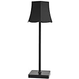 Tragbare Tischlampe – wiederaufladbare Tischlampe | Nachttischlampe LED wiederaufladbar kabellos – Nachtlicht für Büro mit Akku 2000 m Ah für Wohnzimmer, Schlafzimmer, Café, Kinderzimmer