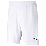 PUMA Herren Teamrise Shorts, Puma White-puma Black, S EU