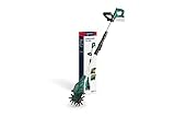 WOLFGANG 20V Elektrische Motorhacke, Kabellose Kultivator Vertikutierer mit verstellbarem Griff, Gartenfräse Tool für Unkraut im Garten, Arbeitstiefe 15 cm