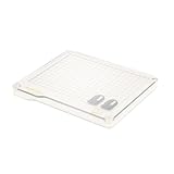 Vaessen Creative Stamp Easy+ Stempel Plattform, Zur genauen Positionierung von Stempeln für Clear Stamp Und Gummistempel, 220x166, Abnehmbare Stempelplatte