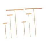TOBBOMEY 2 Sätze Meditative Mini Sandtable Rechen Zähne Mikrolandschaft Rakes Leichtes Tragbares Sandzubehör für Entspannung und Kreative Sandkunst Einfach zu Reinigen Geschenk