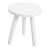 VILLCASE Holz blumentopfhalter Rund Stabiler Pflanzständer aus Massivem Holz Abnehmbar für Innen und Außen Vielseitiger Pflanzenständer als Blumenbank und Beistelltisch Geeignet