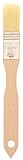 teemando® Haushaltspinsel, flach, 21X3,6 cm, 1,5 Zoll breiter Backpinsel mit Naturborsten