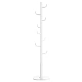 SONGMICS HOME Garderobe in Kaktus-Form, Kleiderständer, freistehende Garderobe, 8 Haken mit nach oben gebogenen Enden, 175,3 cm hoch, für Kleidung, Hüte, Taschen, wolkenweiß RCR039W01