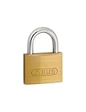 Abus Vorhängeschloss aus Messing, Normalbogen, 60 mm.