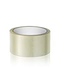 Inoverse Klebeband 1 Rolle Transparent, 66m Länge, 50 mm Breite, Verpackungsklebeband, Paketband für Kartons, Paketen und Versandschachteln, Stark Haftend & Reißfest, Paketklebeband, Kleberolle