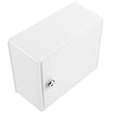 PNAJFUEL Briefkastenschloss, Hängender Briefkasten, Grüne Kunststoffbriefkästen Für Den Außenbereich, Abschließbare Wandbriefkästen./White