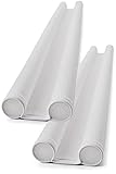 Lyvanas Zugluftstopper für Türen 2er-Set TESTSIEGER* -90cm extra dichter Neopren Tür Zugluftstopper zum Energie sparen - Leiser & Schöner Windstopper Tür wasch- & zuschneidbar - Türdichtung