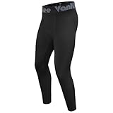 VanKee Herren Kompressionshose Lauftights schnell Sport Leggings trocknende Schweißtights Funktionsunterhose für Basketball Fußball Yoga Gym