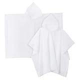 PRETYZOOM 2 Stk. Wiederverwendbarer Regenponcho mit Kapuze für Erwachsene Wasserdichter Transparenter Regenschutz aus Robustem Pu-material Multifunktionale Regenjacke Winddicht und Geeignet