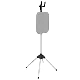 ABOOFAN Höhenverstellbarer Faltbarer Bügelständer mit Integriertem Bügelbrett für Dampfbügelstation Kompakter Unabhängiger Wäscheständer für Effektives Dampfglätten und Bügeln Aller