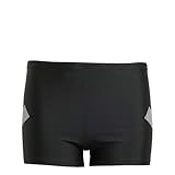 adidas Unisex Kids Big Bars Kids Boxer-Badehose Black 158