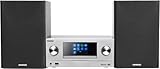 Kenwood M-9000S-S - Smart Micro Hi-Fi System mit Internetradio, DAB+, CD/USB und Audiostreaming, Farbe Silber