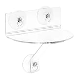 MagiDeal Topf -Pflanzen -Display Ständer Display Rack Saugnapfbecher Home Dekoration transparent vielseitige Ornament Blumenausstellungsregal Regal