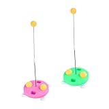 POPETPOP 1 Satz Trainer Tennisbälle Masse Tennisschläger Tischtennis Tisch -Badminton Trainingsschläger Trainingsgerät Für Tischtennis Zubehör Plastik 2st