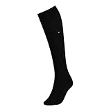 Tommy Hilfiger Damen Matt Fein Kniestrümpfe TH WOMEN 98% COTTON KNEEHIGH 1P 443030001, Gr. 39/42, Schwarz (Black 200)