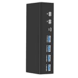 DisplayPort KVM Switcher Maus Tastaturen Sharing Switcher8K60Hz/4K120Hz Doppelmonitore DisplayPort Schnittstellen
