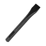 DIYEAH Luftschaufelkopf Werkzeug Auswirkung Schlaghammer Meißel Chipping-Bit pneumatisch ziselierer drechselbeitel Meißel zum Zerspanen von Metall Druckluftmeißel aus Stahl Black