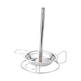 SEWOART Edelstahl Hähnchenhalter mit Zwei Platten Vertikaler Grillrost für Brathähnchen Geflügelhalter für Backofen und Gasgrill Robustes Grillzubehör für Camping und Outdoor Einsatz