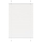 Plissee Weiß 95x100 cm Stoffbreite 94,4 cm Polyester, LAPOOH Dachfenster Rollo, Sichtschutz Fenster, Fensterrollo, Verdunklungsplissee, Plissee Verdunklung, Plisseerollo - 4015482