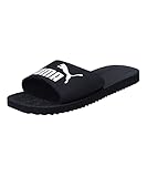 PUMA Purecat Unisex Slide Sandal , Peacoat White, 39 EU