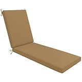 EXZFW Liegenauflage, Polsterauflagen für Relaxliegen, Auflage Gartenliege, Polsterauflage für Sonnenliegen Outdoor, Auflagen für Deckchair, Sonnenliegenauflage für Liegen,Khaki 28,188x58x10cm