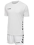 hummel Herren Ensemble Promo Set Trainingsanzug, Weiß, 2XL