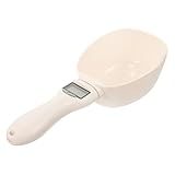 Alipis Pet Food Scoop Löffelwaage mit Abnehmbarem Griff Präzise Elektronische Küchenwaage für Hundefutter Milchpulver und Gewürze Einfache und Handhabung Hohe Genauigkeit Praktische