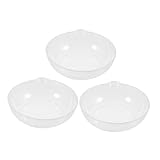 Cabilock 3Stücke Teiliges Küchenwaagschale aus Kunststoff für Präzise Messungen Beim Backen und Leicht zu Reinigen Robust und Vielseitig Einsetzbar mit Großzügigem