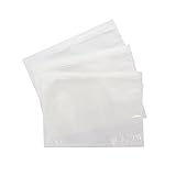 LOGIC PACK Lieferscheintaschen DIN C6 135x175 mm Transparent – 200 Stück, Dokumententaschen selbstklebend transparent, Rechnungstaschen für A6, Begleitpapiertaschen LDPE ohne Aufdruck
