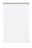 GARDINIA EASYFIX Rollo mit Thermo-Rückseite zum Klemmen oder Kleben, Verdunklungsrollo ohne Bohren, Hitzeschutz, Energiesparend, Weiß, 75 x 150 cm (BxH)