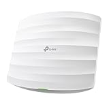 TP-Link EAP115 N300 WLAN Access Point (300Mbit/s 2,4GHz, Cloud Management, passend für Wand- und Deckenmontage, unterstützt 802.3af PoE)