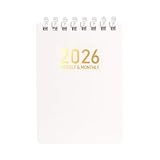 Hozaenwa Tagesplaner Notizbuch - 2026 Tagesarbeitsplaner,A7 Taschenformat Buch Für Zeichnen Ausbildung Pflege Studium Recherche Beruf Termine