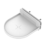 UTHCLO Weißer Kunststoff Lautsprecher Wandhalterung Universeller Lautsprecherhalter und WiFi Router Ständer Platzsparend Einfache Montage Stabiler Schutz für Elektronikgeräte