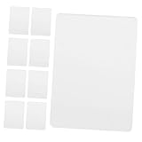 Cabilock 100 Blatt Teiliges Transparente Laminierfolien PVC Fotoschutzfolie Wasserfest Verschleißfest für Dokumente Poster Karten Laminierwerkzeug Geeignet