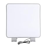 KANBCNG LED Werbe Lichtkasten 16W Doppelseitige Lichtwerbetafel Quadratischer Wasserdichter Lichtwerbekasten Werbe Lightbox mit Klammern für Supermärkte, Schönheitssalons 60 x 60 x 14 cm