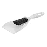 Milisten 1 Satz Reinigungswerkzeug-Set Staubwanne Reinigungszubehör Die Hasenkäfig Haustier Staubbürste Hamsterkäfig Besen Mini Kehrschaufel Besen mit Schaufel Plastik Weiß